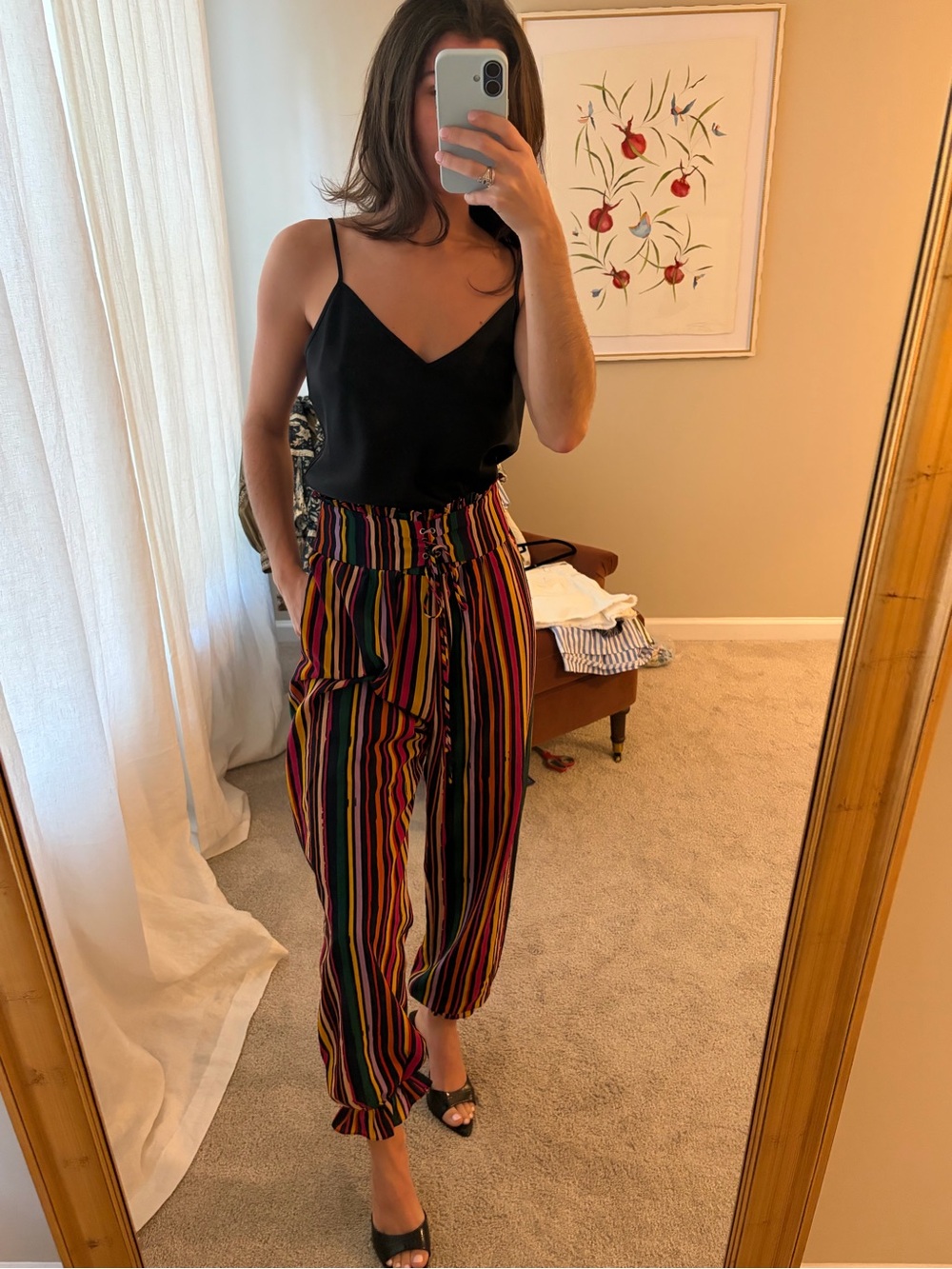 Striped balloon pants - Picture 1 of 3